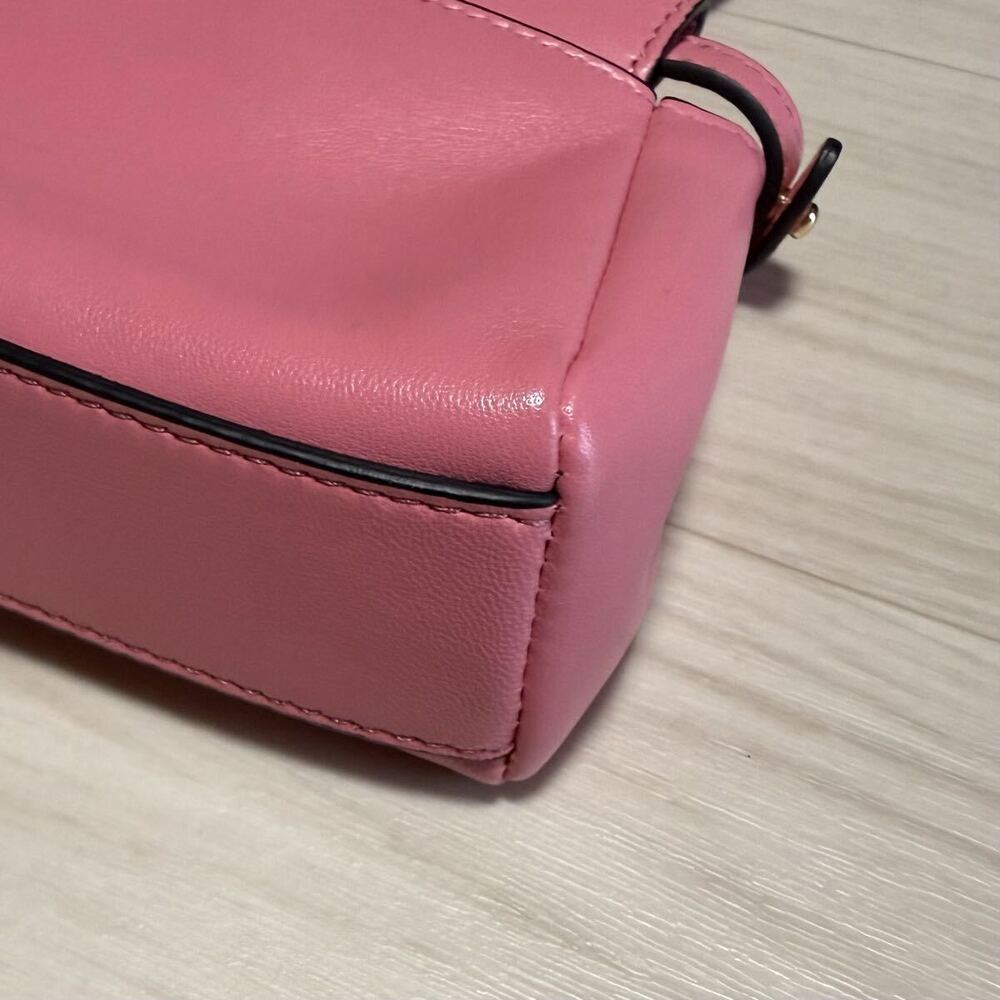 FENDI Peekaboo Handbag Bag Shoulder Pink - Picture 7 of 9